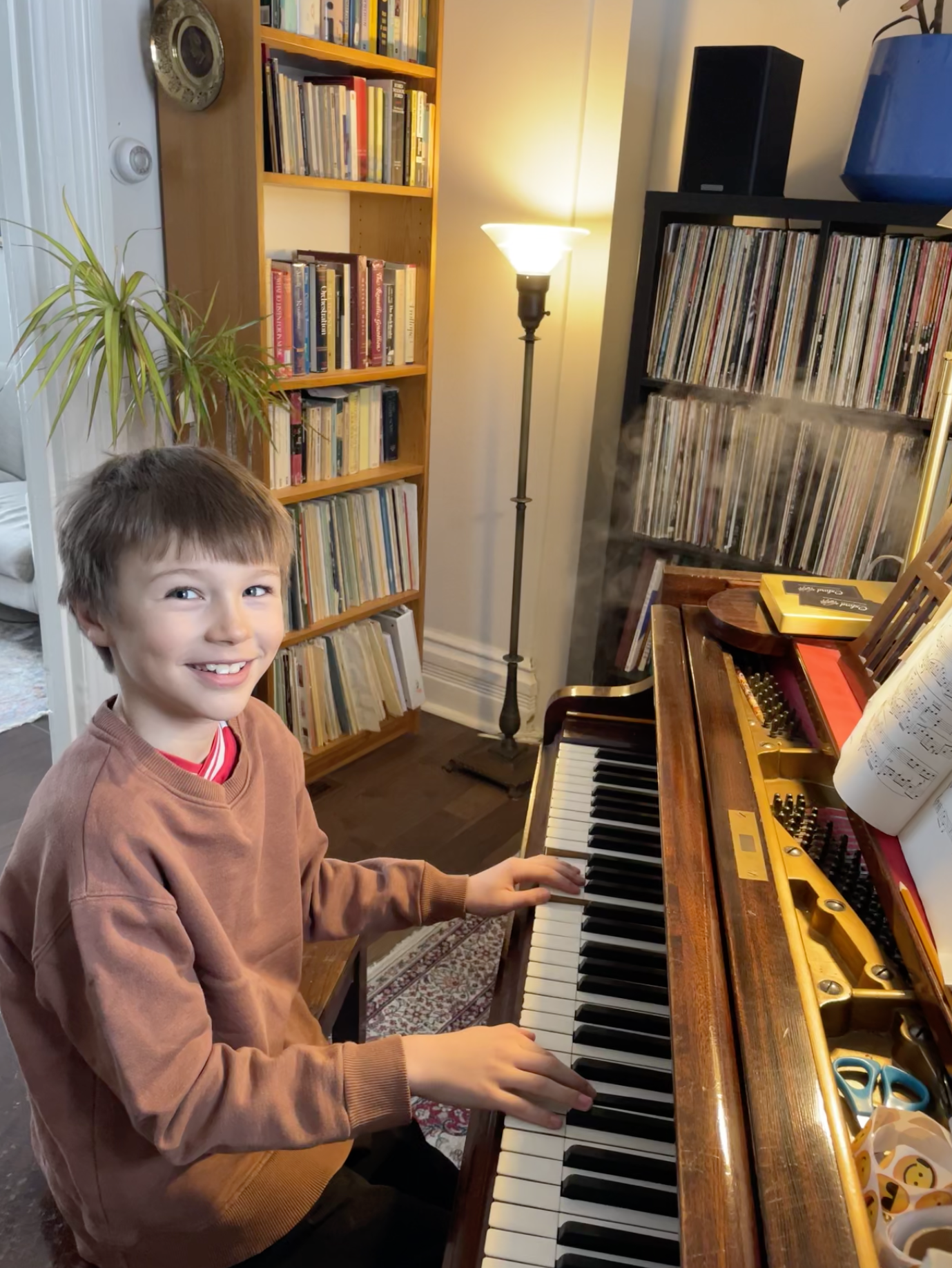 Piano students of all ages